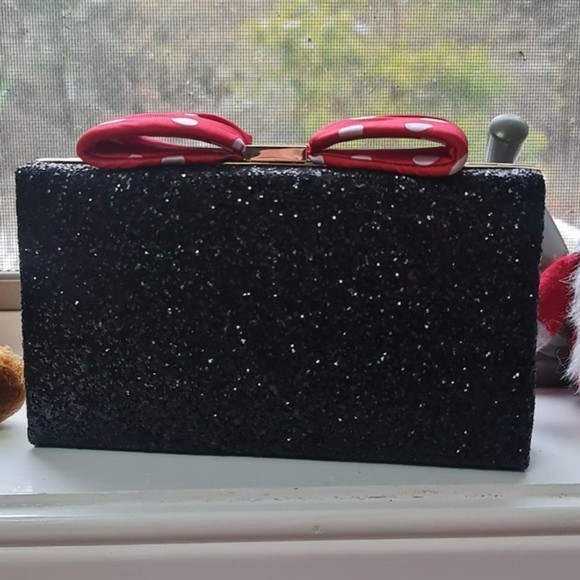 Authentic Minnie Mouse Kate Spade NY Crossbody Clutch NWTs - Picture 1 of 12